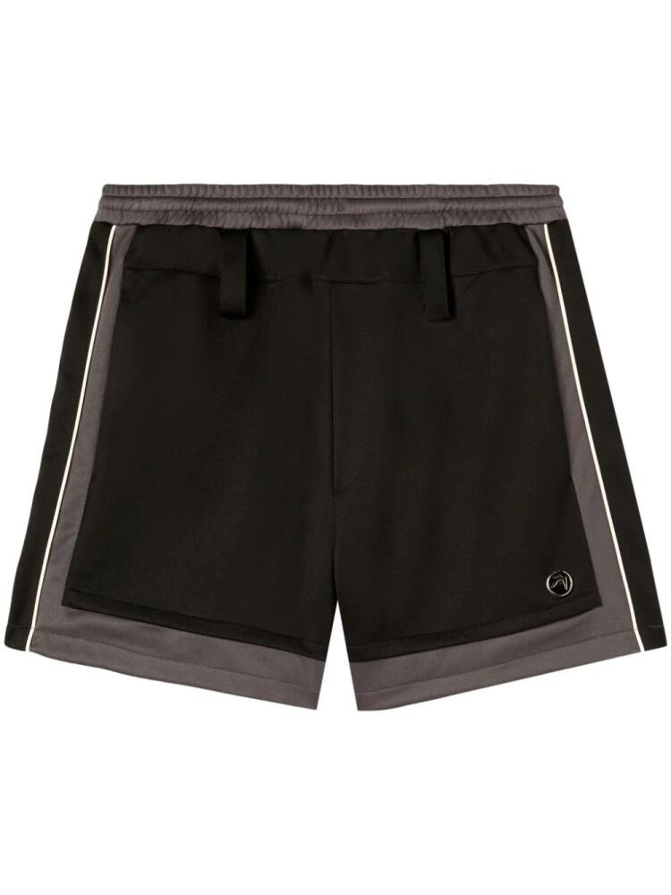 AMBUSH logo-appliqué track shorts - Grey Cover