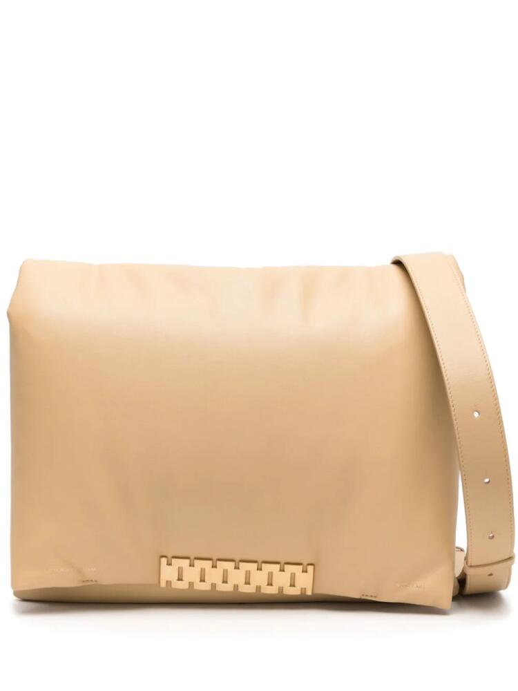 Victoria Beckham Puffy Jumbo Chain leather shoulder bag - Neutrals Cover