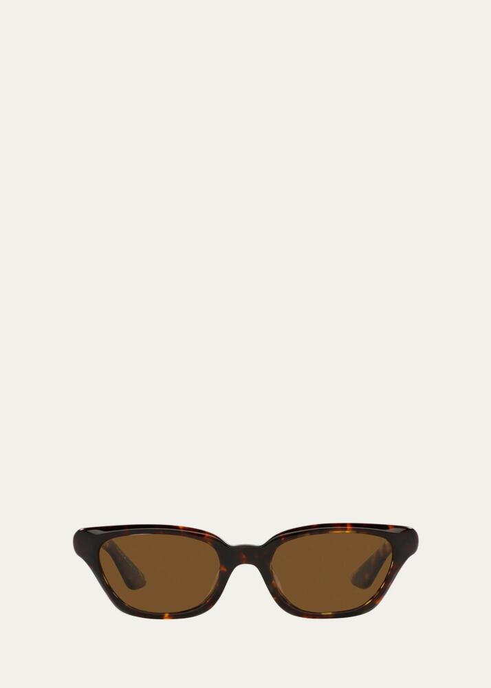 KHAITE x Oliver Peoples 1983C Tortoise Acetate & Crystal Cat-Eye Sunglasses Cover