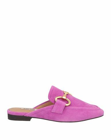 Bibi Lou Woman Mules & Clogs Mauve Leather Cover