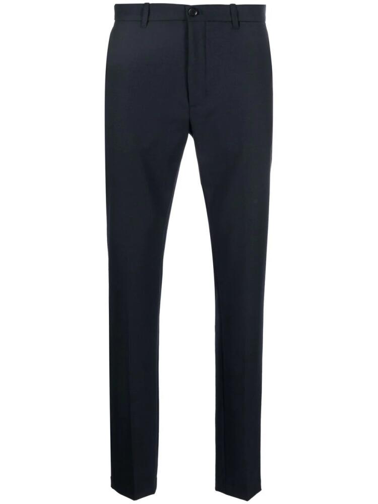 ASPESI slim-cut tailored trousers - Blue Cover