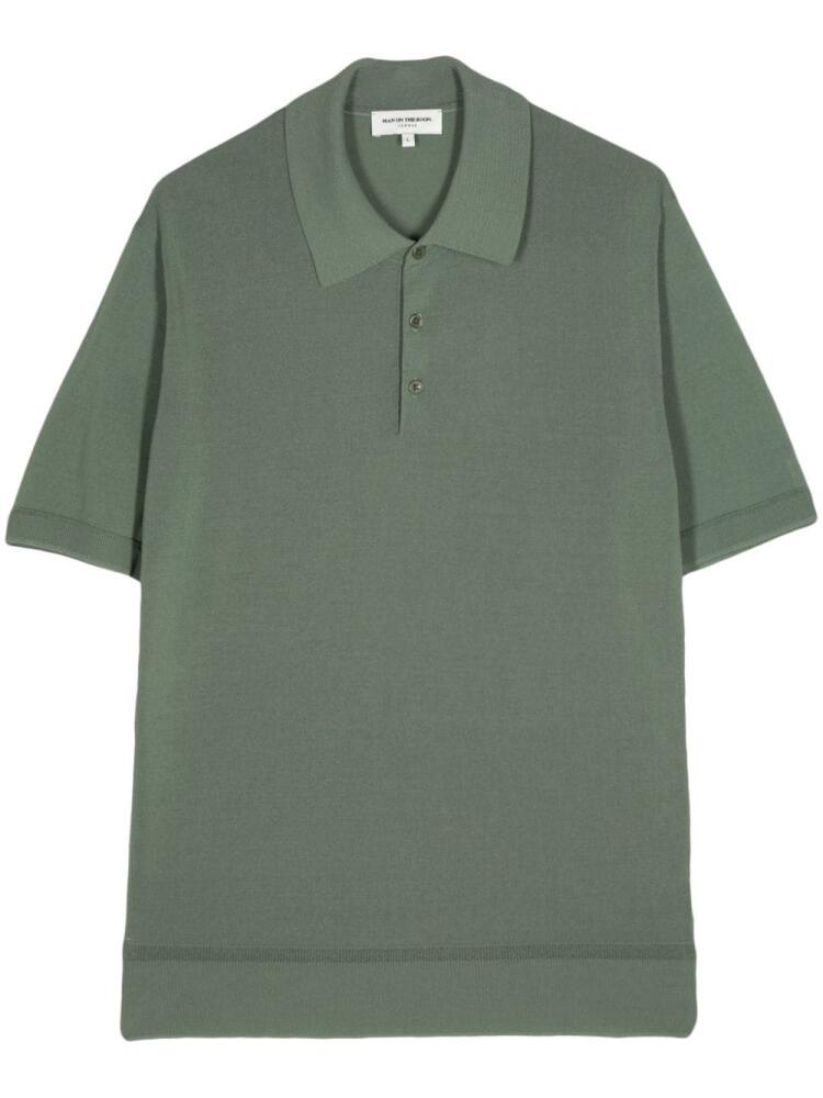 Man On The Boon. short-sleeve polo shirt - Green Cover