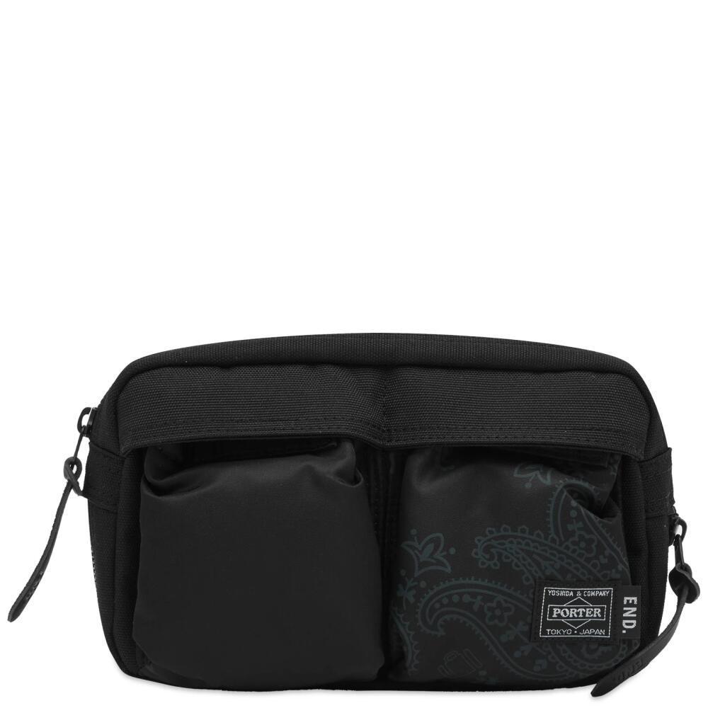 END. x Porter-Yoshida & Co Waist Bag in Black Cover