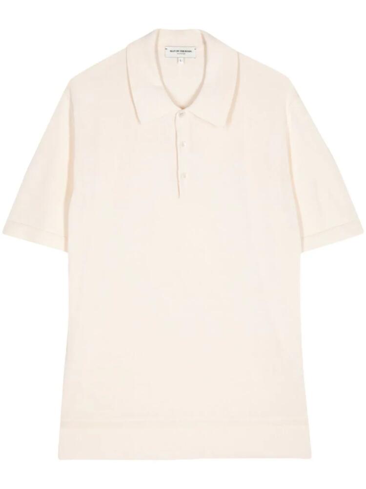 Man On The Boon. short-sleeve polo shirt - Neutrals Cover