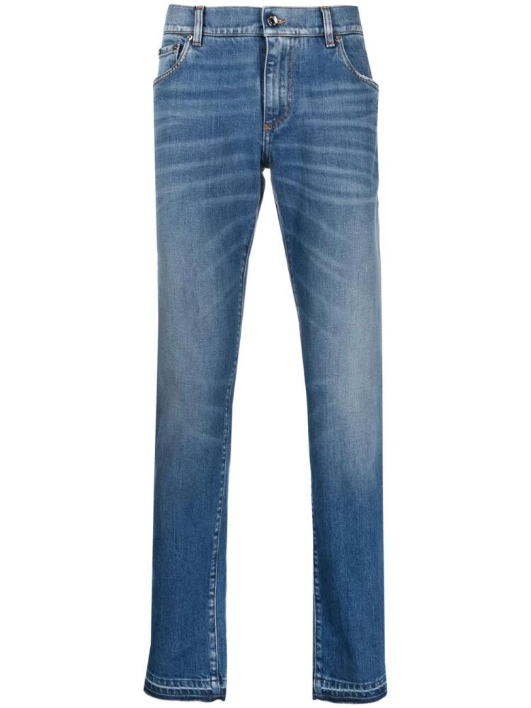 Dolce & Gabbana mid-rise skinny jeans - Blue Cover