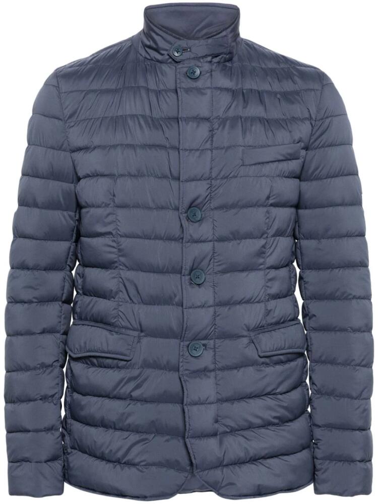 Herno button-up quilted jacket - Blue Cover