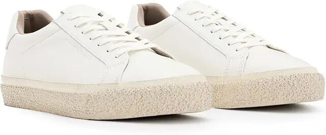 AllSaints Klop Leather Low Top (White) Men's Lace-up Boots Cover