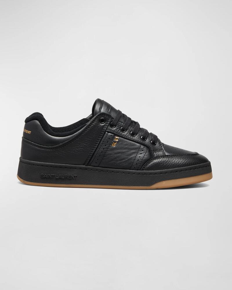 Saint Laurent Men's SL/61 Low-Top Leather Sneakers Cover