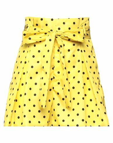 Red Valentino Woman Shorts & Bermuda Shorts Yellow Polyamide Cover