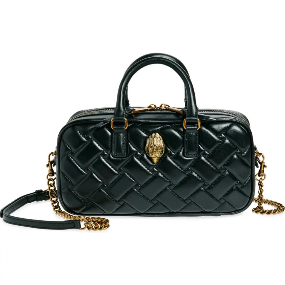 Kurt Geiger London Small Kensington Quilted Leather Duffle Bag in Black Cover