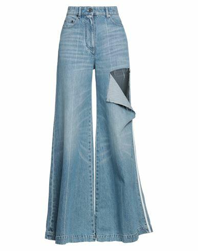 Peter Do Woman Jeans Blue Cotton Cover