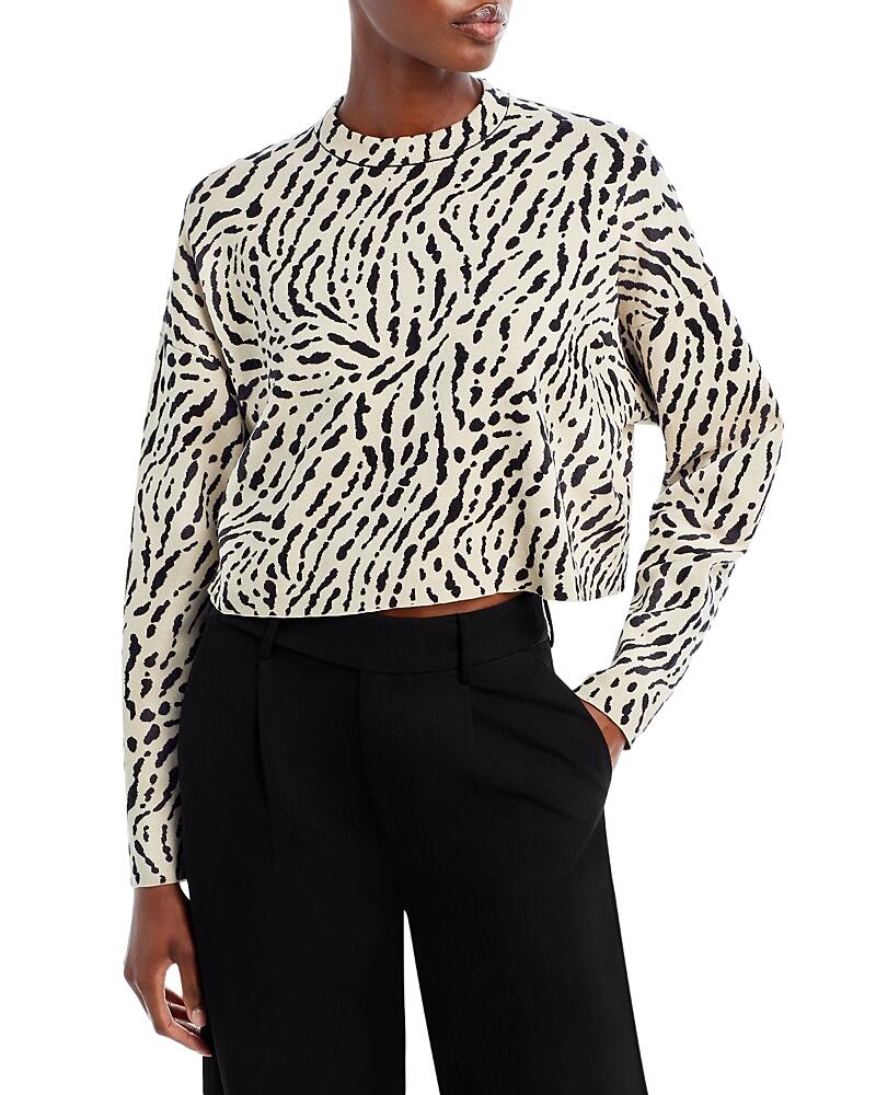 Proenza Schouler White Label Animal Print Sweater Cover