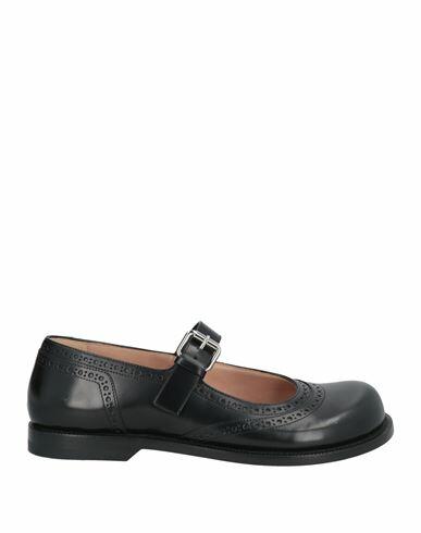 Loewe Woman Ballet flats Black Leather Cover