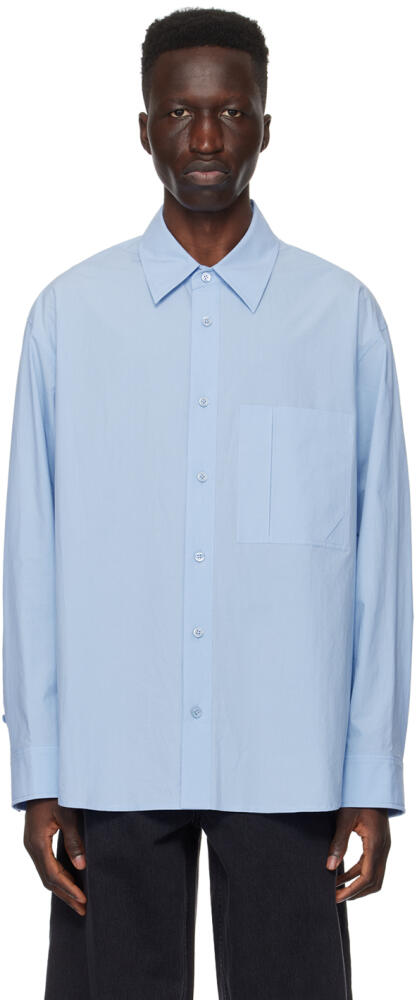 Solid Homme Blue Cloud Shirt Cover