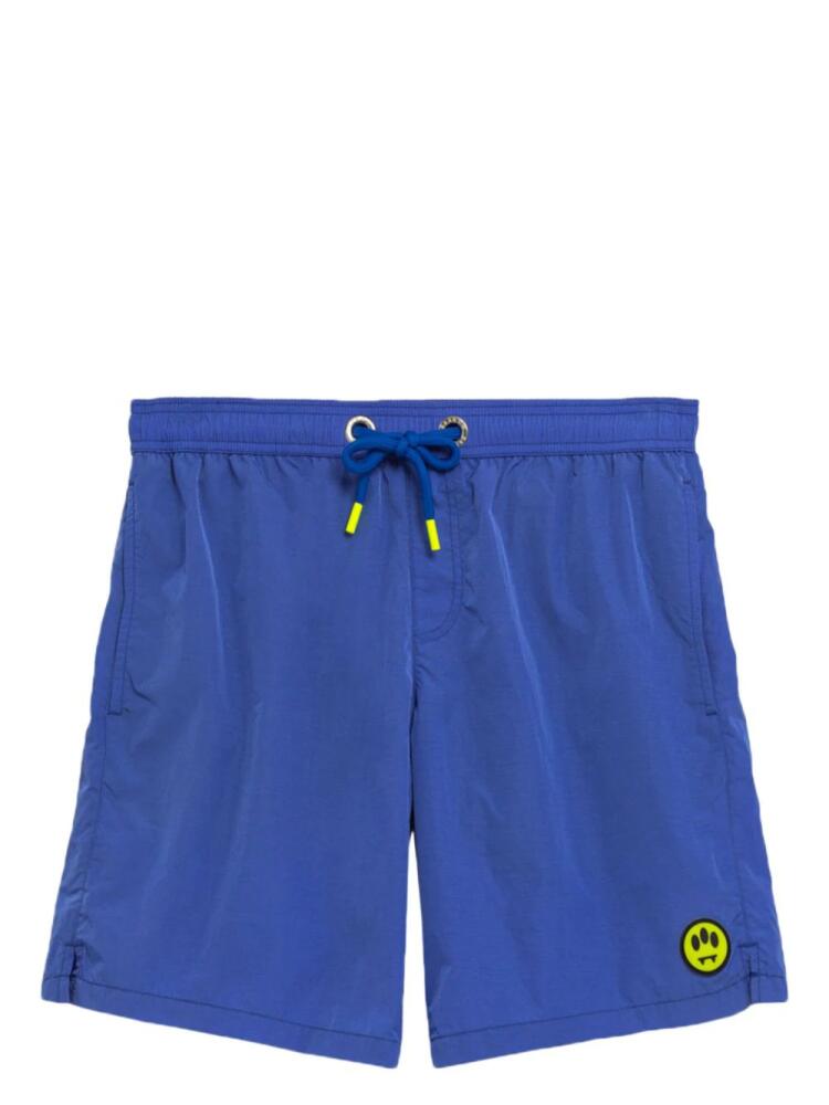 BARROW logo print swim shorts - Blue Cover