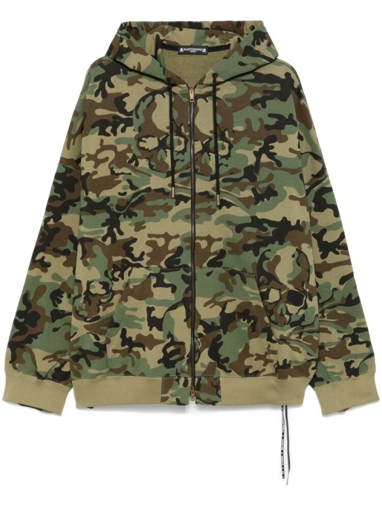 Mastermind Japan camouflage hoodie - Green Cover