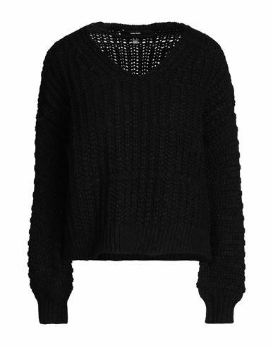 Vero Moda Woman Sweater Black Polyester, Recycled polyester Cover