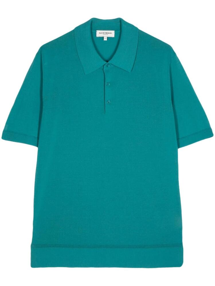 Man On The Boon. short-sleeve polo shirt - Green Cover