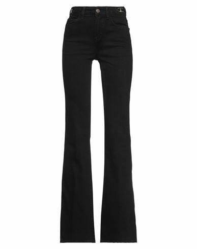 Maje Woman Jeans Black Cotton, Elastane Cover