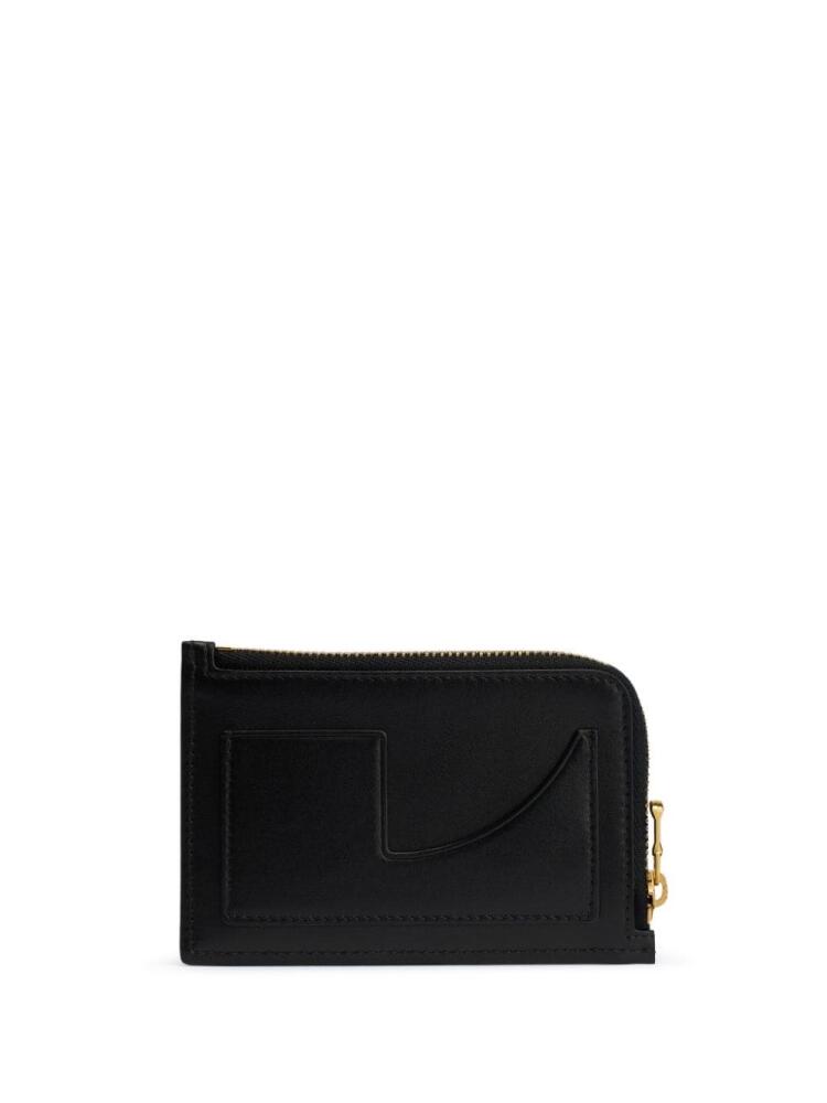 Patou leather cardholder - Black Cover