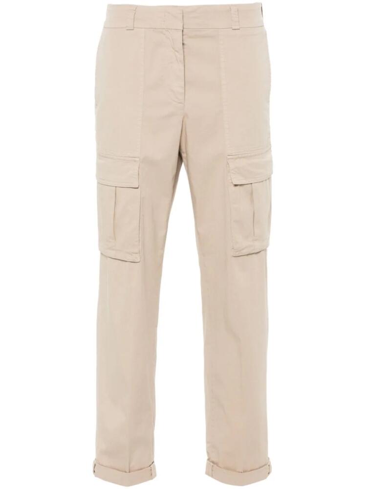 Peserico cropped tapered trousers - Neutrals Cover