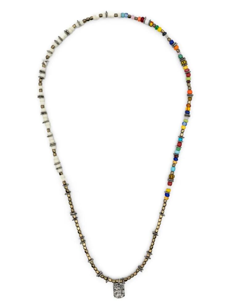 Paul Smith beaded brass necklace - White Cover