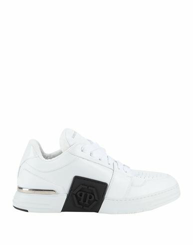 Philipp Plein Man Sneakers White Leather Cover