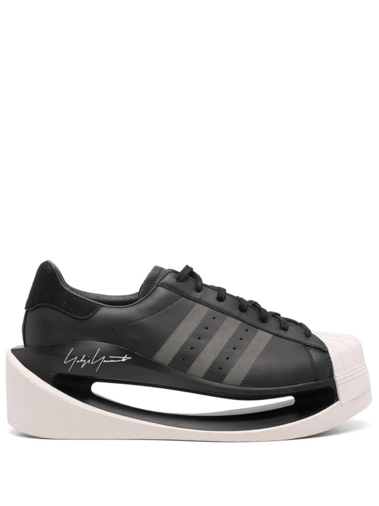 Y-3 Gendo Superstar leather sneakers - Black Cover