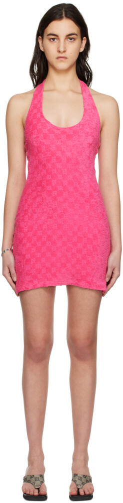 MISBHV Pink Towelling Minidress Cover