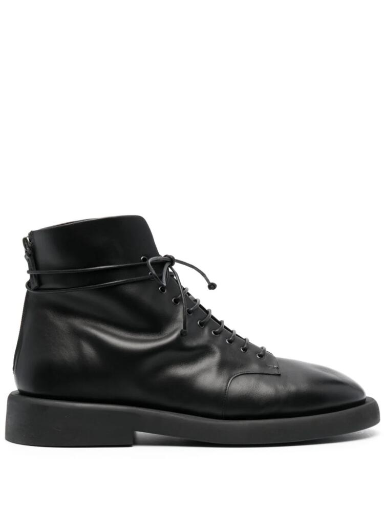 Marsèll lace-up leather boots - Black Cover