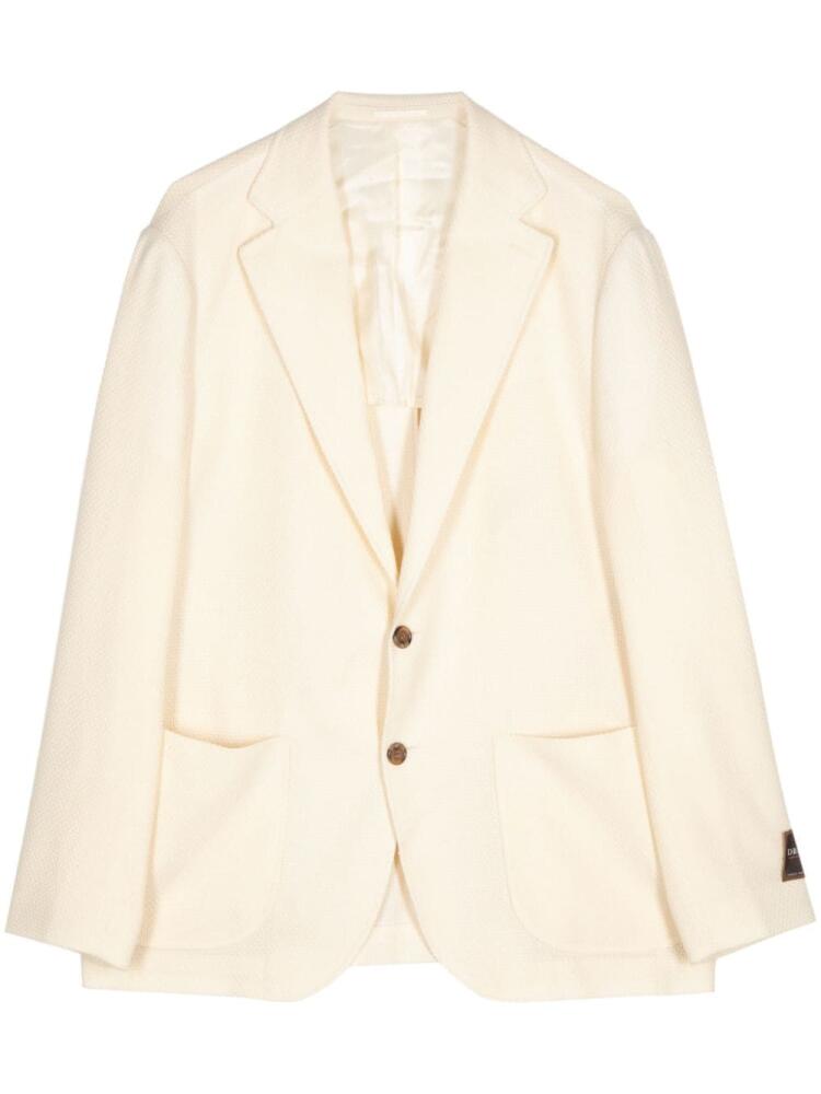 Man On The Boon. single-breasted blazer - White Cover