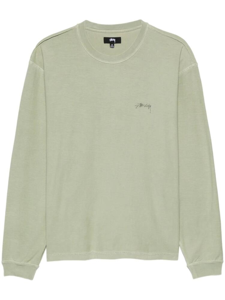 Stüssy Lazy long-sleeve T-shirt - Green Cover