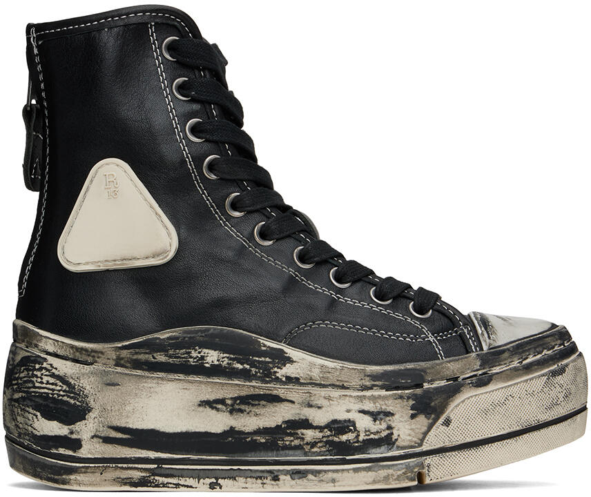 R13 Black Kurt High Top Sneakers Cover