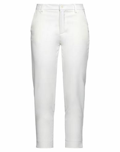 Virna Drò Woman Pants White Polyester, Viscose, Elastane Cover