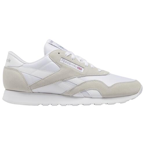 Reebok CL Nylon - Mens Running Shoes White/White Cover