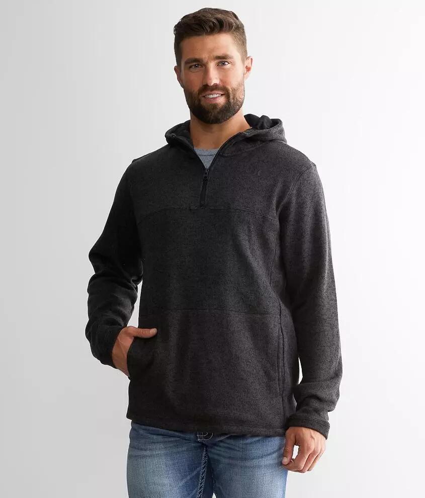 Hurley Beckett Quarter Zip Hooded Sweatshirt Cover