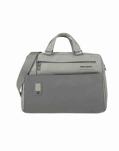 Piquadro Man Handbag Grey Bovine leather Cover