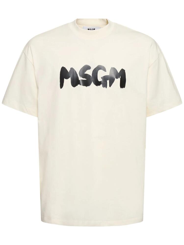 Msgm Logo T-shirt Cover