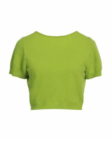 Federica Tosi Woman Sweater Acid green Wool, Cashmere, Polyamide Cover