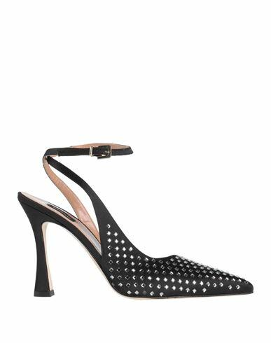 Pinko Woman Pumps Black Textile fibers Cover