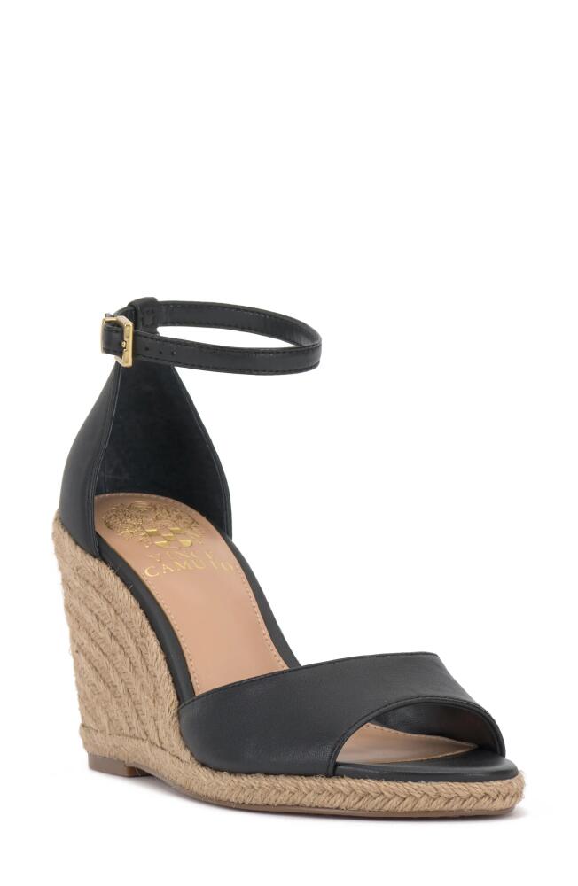 Vince Camuto Felyn Espadrille Wedge Sandal in Black Cover