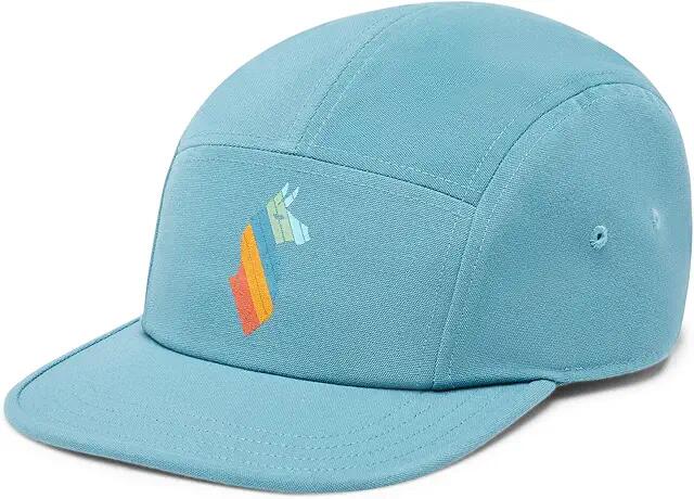 Cotopaxi Llama Stripes 5-Panel Hat (Blue Spruce) Caps Cover