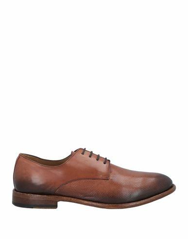 Calpierre Man Lace-up shoes Camel Leather Cover