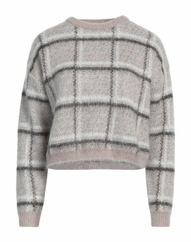 Max Mara Studio Woman Sweater Light grey Polyamide, Mohair wool, Wool Cover