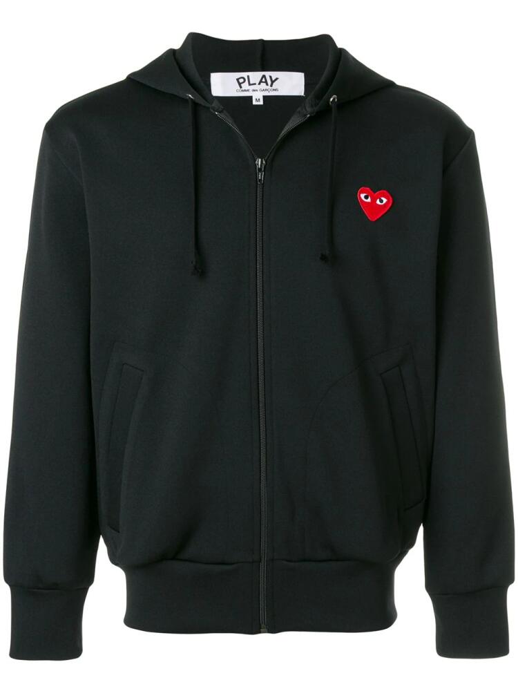 Comme Des Garçons Play heart-patch zip-up hoodie - Black Cover