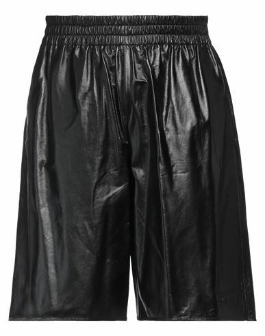 Marni Man Shorts & Bermuda Shorts Black Lambskin Cover