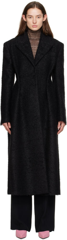 Givenchy Black Button Coat Cover