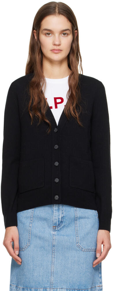 A.P.C. Black Louisa Cardigan Cover