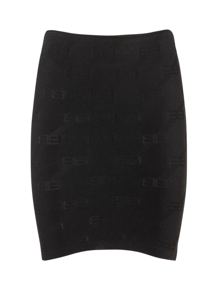 BALENCIAGA Nylon Blend Mini Skirt Cover