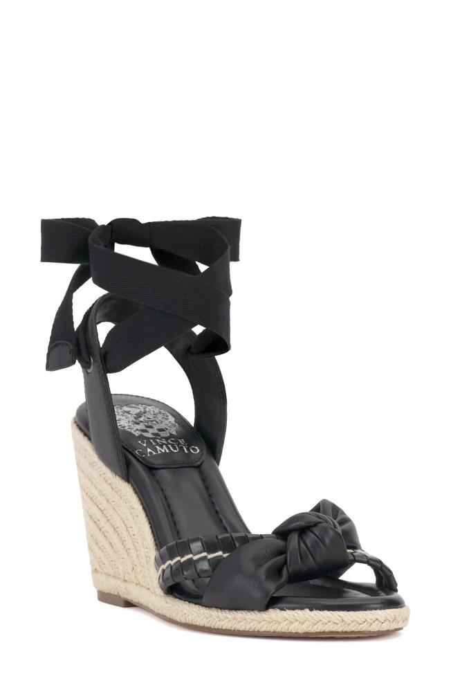 Vince Camuto Floriana Espadrille Wedge Sandal in Black Cover